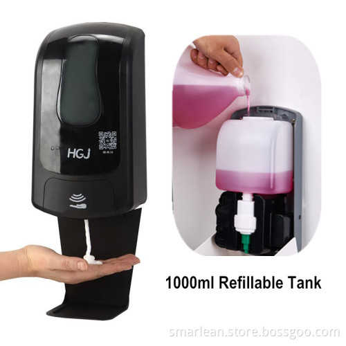 hospital automatic wall mounted hand sanitizer dispensers